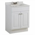 Betterbeds 24 in. Shaker Bathroom Vanity Combo, White BE3238320